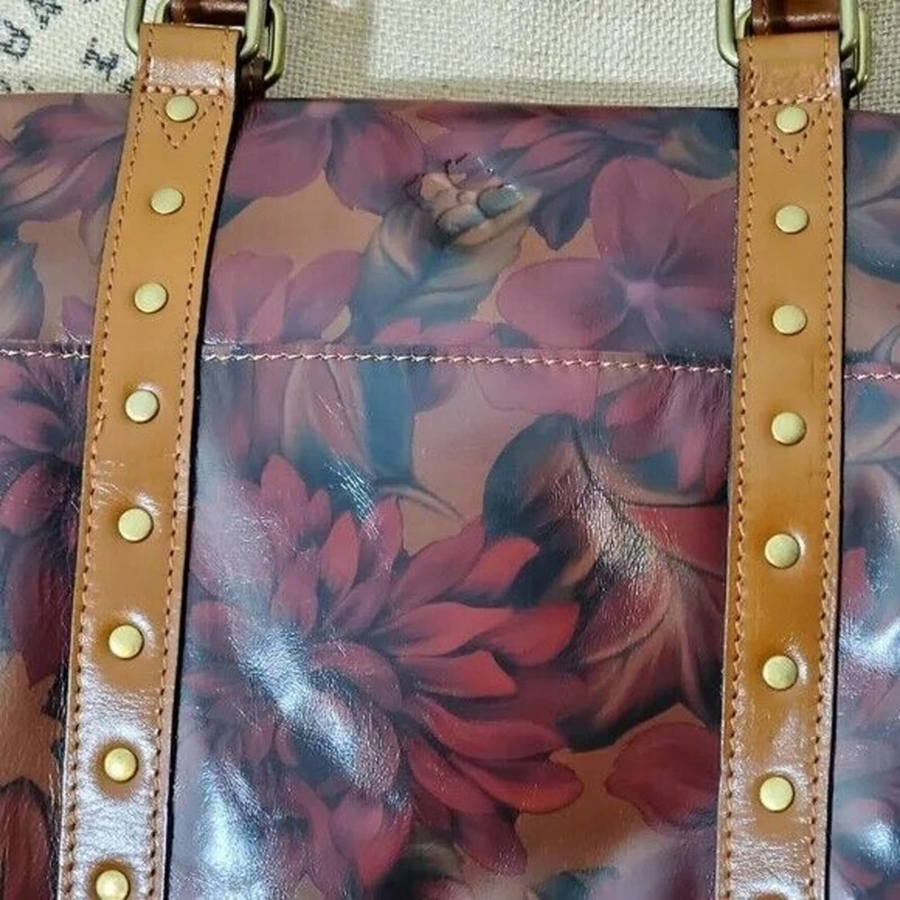 Patricia Nash Carducci English Rustic Mums tote satchel handbag NEW!!!! - Picture 3 of 12